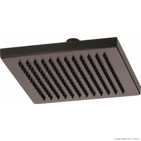 Venetian Bronze Ceiling-Mount Square Rainfall Shower Head - Brizo