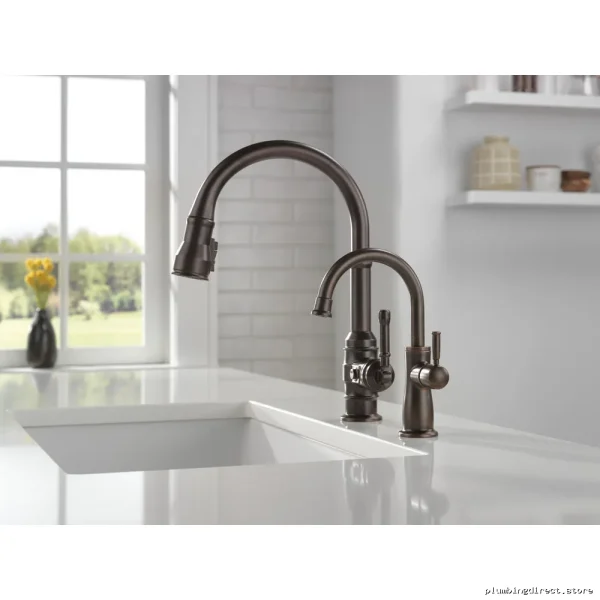 Traditional Beverage Tap - Venetian Bronze Delta Design 1960-RB-DST - Image 3