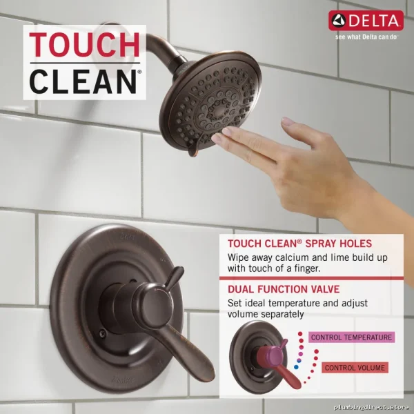 Venetian Bronze Tub/Shower Trim Kit - Monitor Series Lahara - Image 3