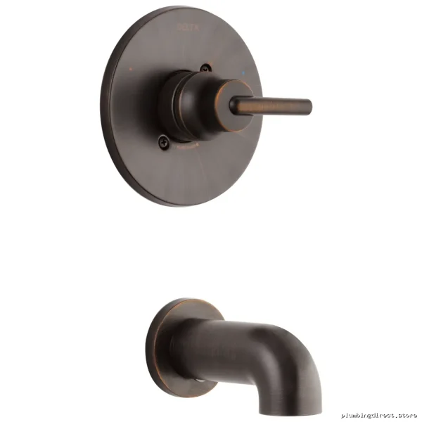 Venetian Bronze Tub Trim for Delta Monitor Series Bathroom Faucets