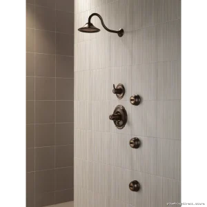 Venetian Bronze Victorian Shower Flange - Durable Delta Design RP34356RB