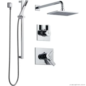 Vero 17 Series Shower Monitor Kit - Chrome DF-KIT1 Premium Finish