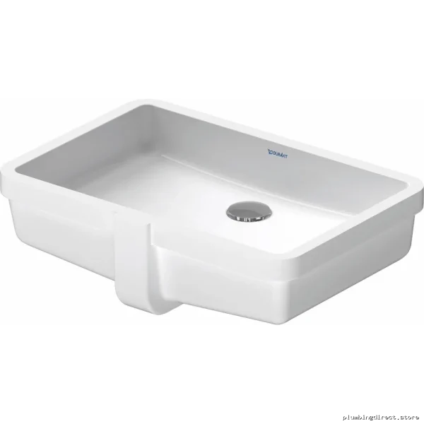 Vero Modern Undermount Bathroom Sink - Sleek White Duravit Model 0330480017 - Image 2