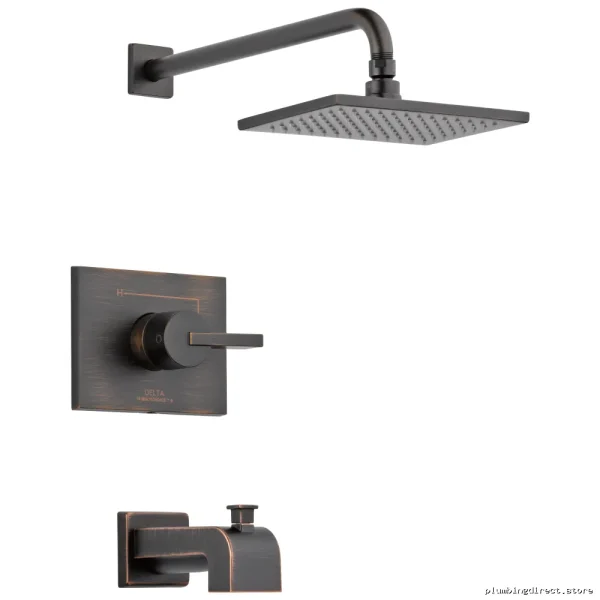 Vero Monitor 14 Venetian Bronze Delta-Style Tub & Shower Trim T - Image 4