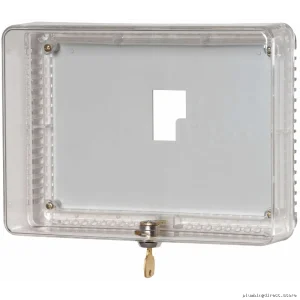 Versaguard TG512A1009/U Universal Thermostat Protector - Clear Plastic, Durable & Easy Install
