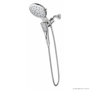 Verso Shower Head & Hand Shower Set - Infiniti Dial, Magnetix Dock Chrome Moen