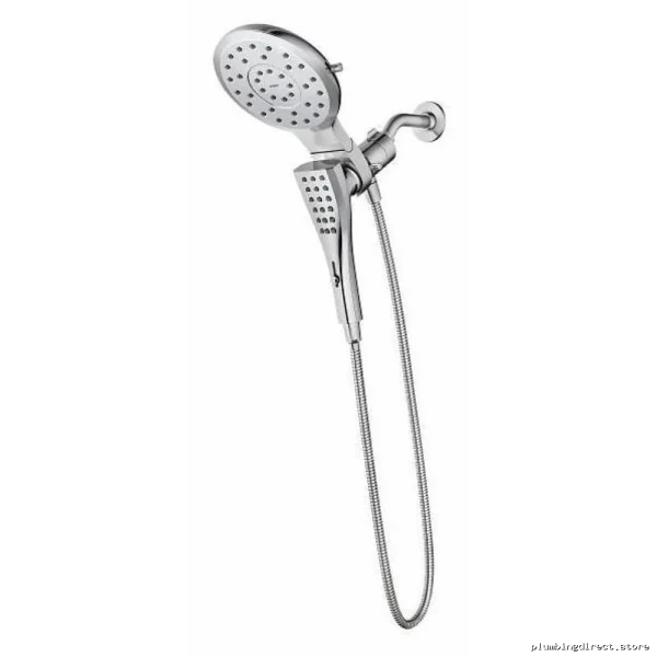 Verso Shower Head & Hand Shower Set - Infiniti Dial, Magnetix Dock Chrome Moen