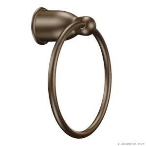 Vintage-Style Old World Bronze Towel Ring - YB8086OWB by Moen