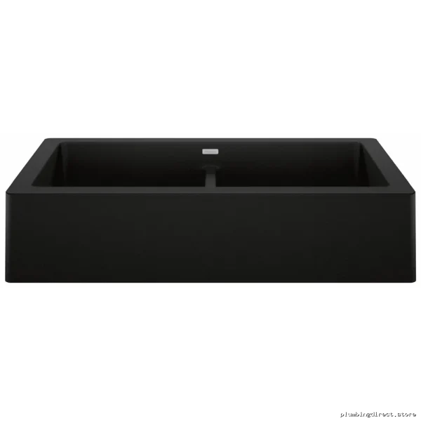 Coal-Black Two-Bowl Apron-Front Sink by Vintera – Modern Kitchen Design #402597 - Image 3