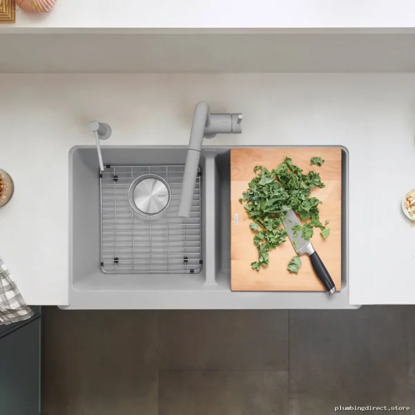 Vintera 33 Inch Stainless Steel Kitchen Sink Grate - White Model 239955 - Image 2