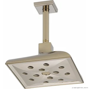 Virage H2Okinetic Ceiling Mount Rain Can Shower Head | Polished Nickel
