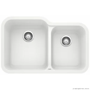 Vision U 1.75 Undermount Bowl Sink - Durable White Silgranit 402145