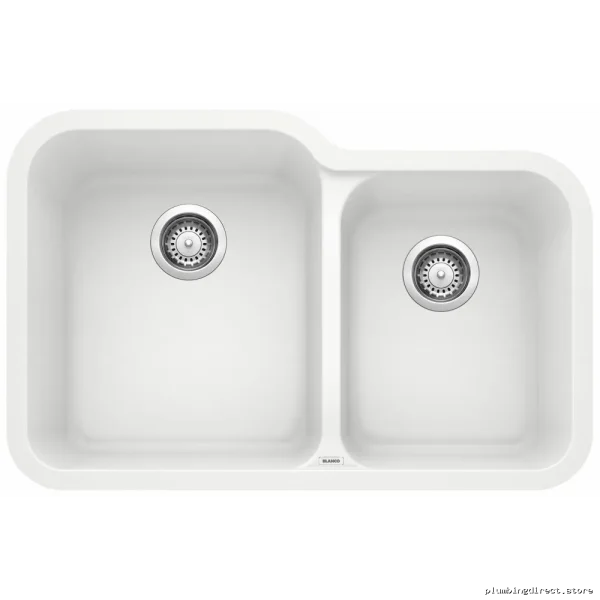 Vision U 1.75 Undermount Bowl Sink - Durable White Silgranit 402145