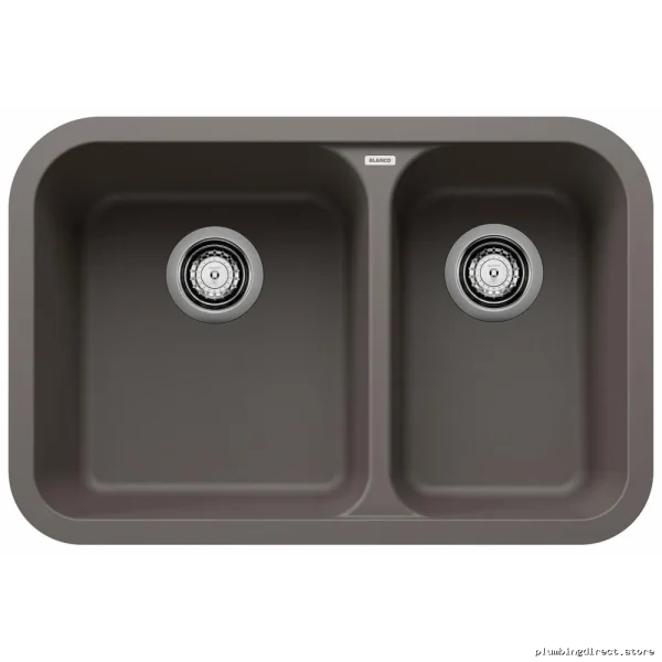 Vision U-Series 1.5 Bowl Undermount Durable Silgranit Sink - Volcano Gray