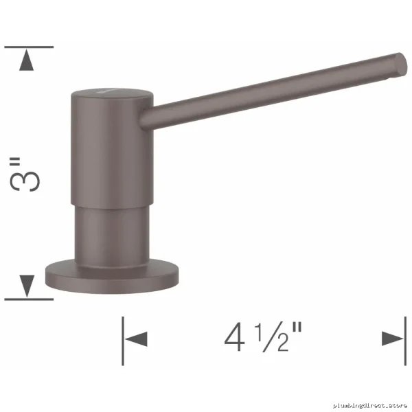 Volcano Gray Torre Soap Dispenser - Model 443046
