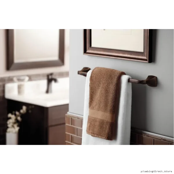 Voss 24-Inch Polished Nickel Towel Bar - YB5124NL Compatible with Moen
