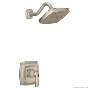 Voss M-Core 3 Water-Efficient Shower Trim in Modern Brushed Nickel