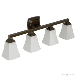 Voss Oil Rubbed Bronze 4-Light Wall Sconce - Modern YB5164ORB Moen