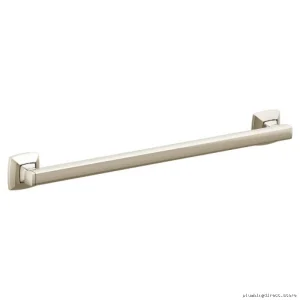 Voss Polished Nickel Designer Grab Bar | Moen Bathroom Hardware