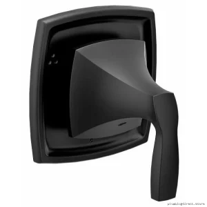 Voss 3-Function Transfer Valve Trim for Shower Faucets - Matte Black Finish