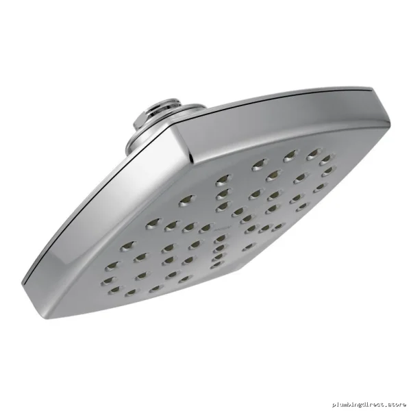 Voss Water-Efficient 6-Inch Rainfall Shower Head in Chrome - S6365EP Moen