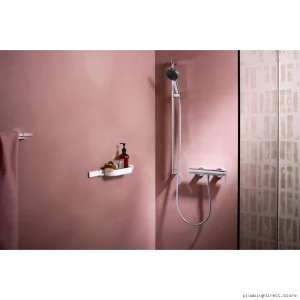 WallStoris 20 Inch Decorative Wall Bar - Sleek Matte White Design | Hansgrohe Model 27902700