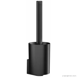 WallStoris Sleek Durable Matte Black Toilet Brush Holder - Hansgrohe Compatible