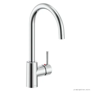 Waltec Chrome Pull-Down Kitchen Faucet Model W24212 by Caraquet