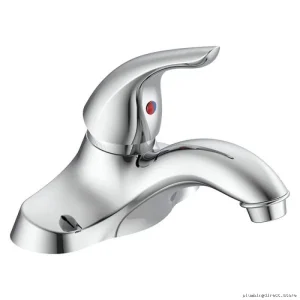 Chrome Centerset Bathroom Faucet by Waltec - Landry Model W22215