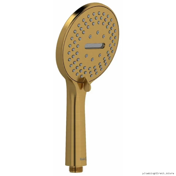 Water-Efficient Triple Spray Handshower in Brushed Gold Finish – RioBel