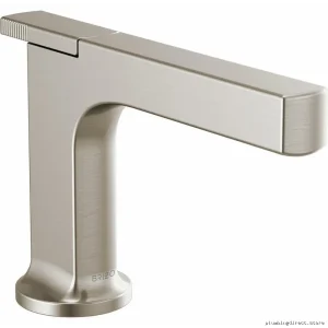 Brizo Luxe Nickel Single Handle Bathroom Faucet 1.2 GPM Water-Saving