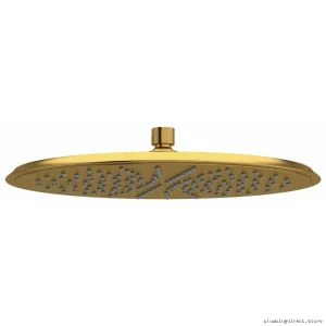 Water-Saving Brushed Gold Rainshower with Low Flow Efficiency
