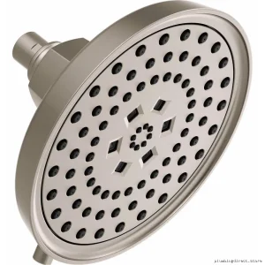 Water-Saving Multi-Function Shower Head with Invari H₂O Kinetic Tech & Luxe Nickel Finish