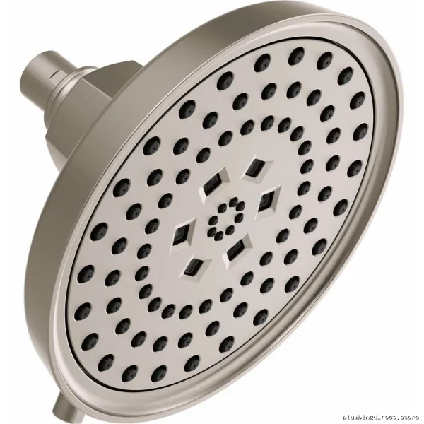 Water-Saving Multi-Function Shower Head with Invari H₂O Kinetic Tech & Luxe Nickel Finish
