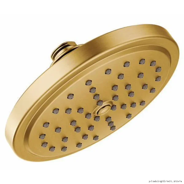 Water-Saving Rainfall Showerhead 1.5 GPM - Brushed Gold Moen