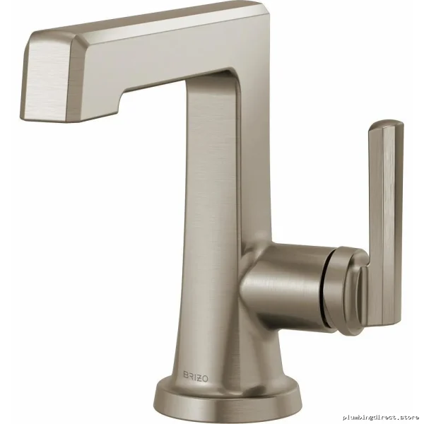 Stylish Water-Efficient Single Hole Bathroom Faucet – LevoirLuxenickelFinishModel#65098LFEcoDesign