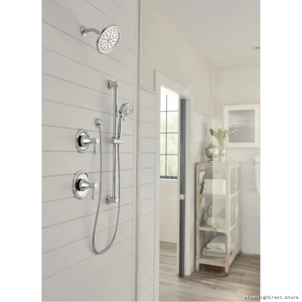 Water-Saving Temperature-Controlled Tub & Shower Trim in Polished Nickel - Image 2