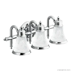 Waterhill 3-Globe Modern Light Sconce - Chrome YB9863CH Moen