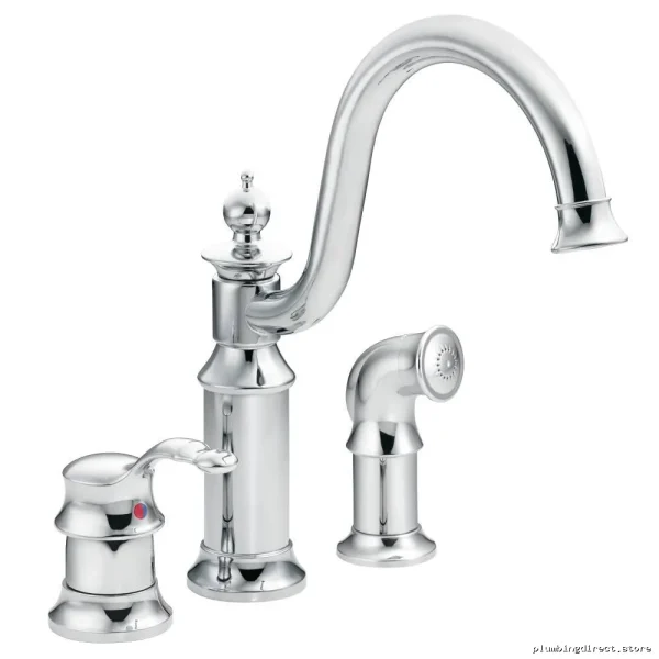 Waterhill Chrome Kitchen Faucet w/ Separate Spray Handle - S711 Model