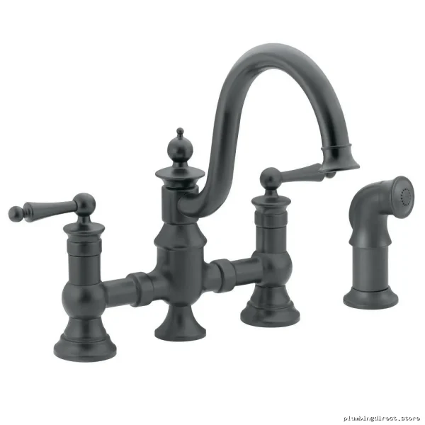 Waterhill Wrought Iron Kitchen Faucet w/ Separate Spray - Model S713WR