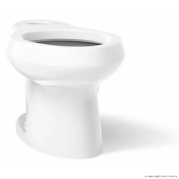 Elongated Toilet Bowl by Wellworth - White Modern Comfort Design (Kohler Equivalent) Model 4198-0 - Image 2