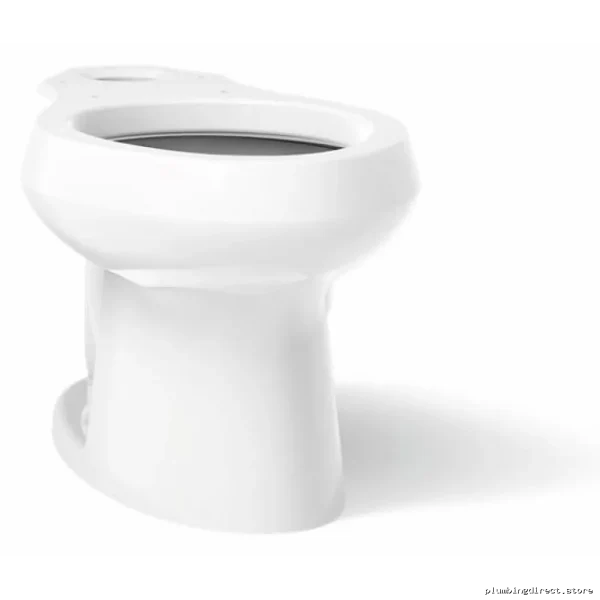 Elongated Toilet Bowl by Wellworth - White Modern Comfort Design (Kohler Equivalent) Model 4198-0