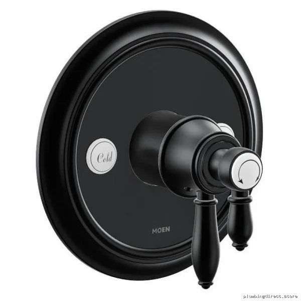 Weymouth M-Core 4 Series Shower Valve Trim Matte Black for Moen