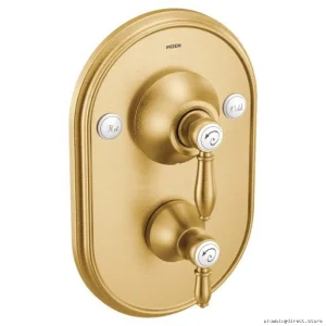 Weymouth Posi-Temp TS32100BG Brushed Gold Integrated Diverter Valve Trim
