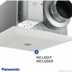 Bathroom Ventilation Fan w/ Smart Condenser by WhisperSense – Quiet Operation & Energy Efficient – DC Breeze Series – Black & White Options – Model X X X X X X X X X – Panasonic Certified