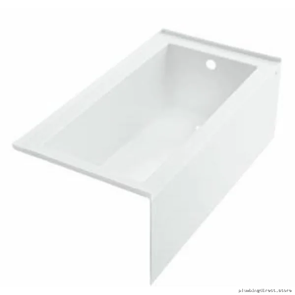 White 60x32 Inch Right-Hand Drain Alcove Bathtub by Wellbrook AC3637R-0