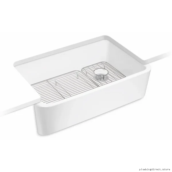 White Modern Farmhouse Single-Bowl Undermount Kitchen Sink – Ironridge #Kohler - Image 4