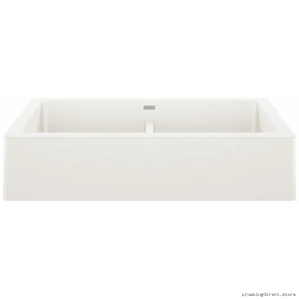 Vintera 33 Modern 2-Bowl Apron Front Kitchen Sink in White - Image 3