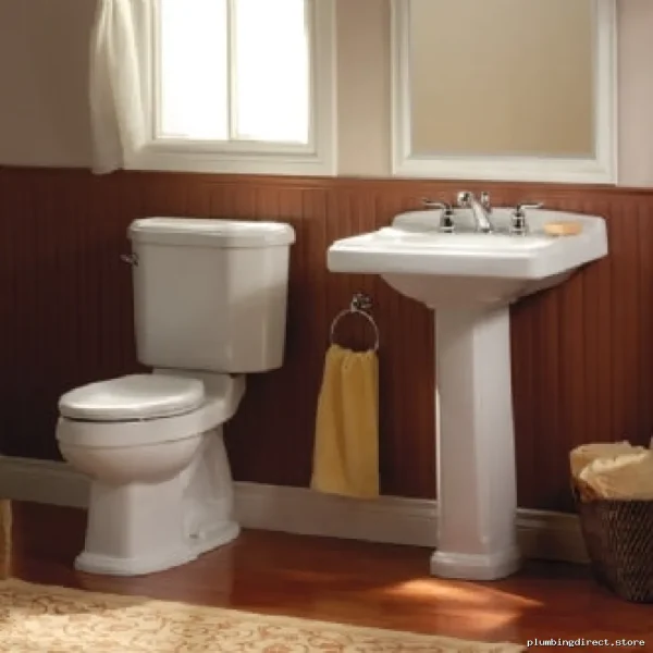 White Portsmouth Centerset Pedestal Sink Top - 0555104.020 | American Standard