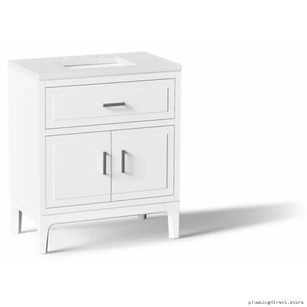 Seer 30 Bathroom Vanity Widespread Sink Quartz Top - White 33552-ASB-0